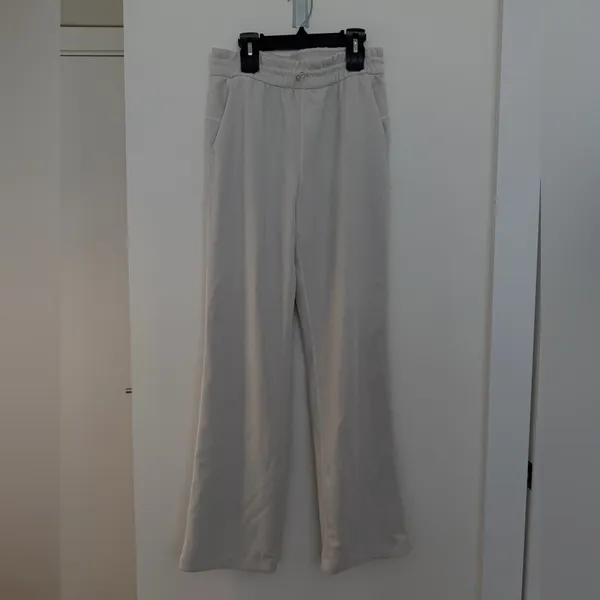 Lululemon Softstreme High-Rise Pant Bone Cream White Wide Leg Lounge Sweats - Image 3