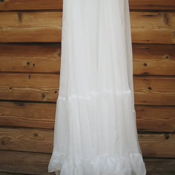Mac Duggal 67911 Ruffled Tiered Cut Out Chiffon Gown Dress White 6 - Image 12