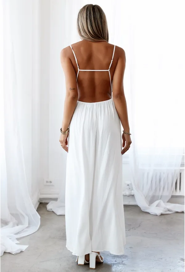 Hello Molly Soft Breeze Maxi Dress White - Image 2