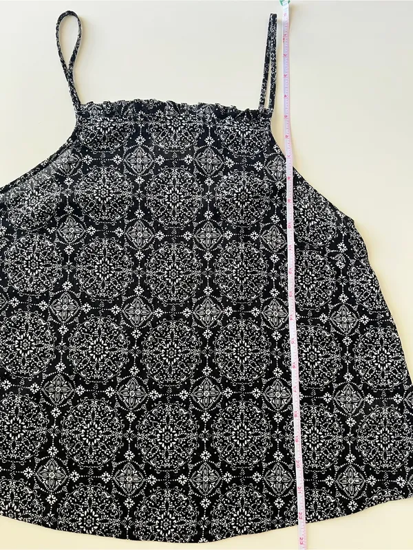 Universal Thread Black White Medallion Print Cotton Tank Top Size S - Image 9