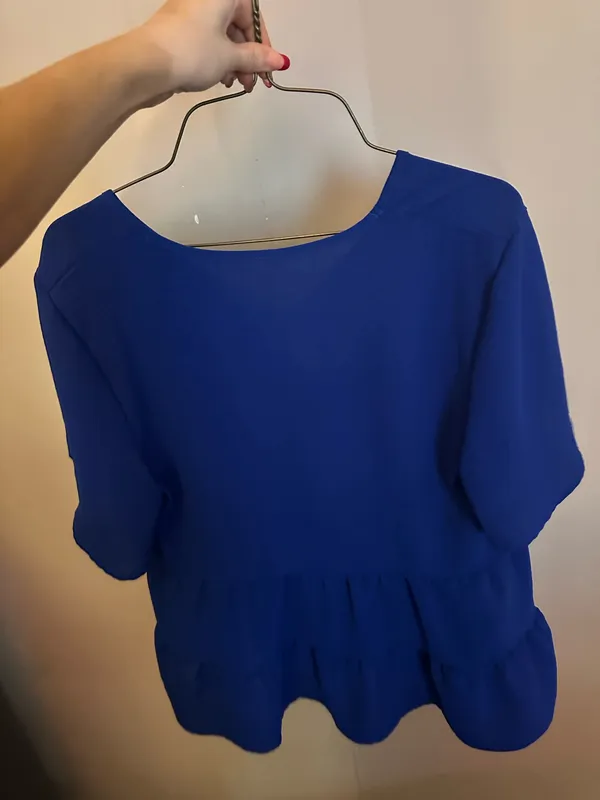 Royal blue blouse - Image 2