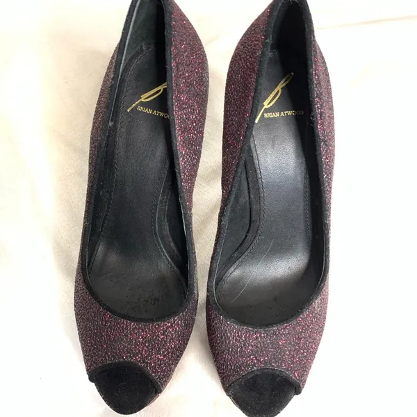 Brian‎ Atwood glitter bambola heels - Image 2