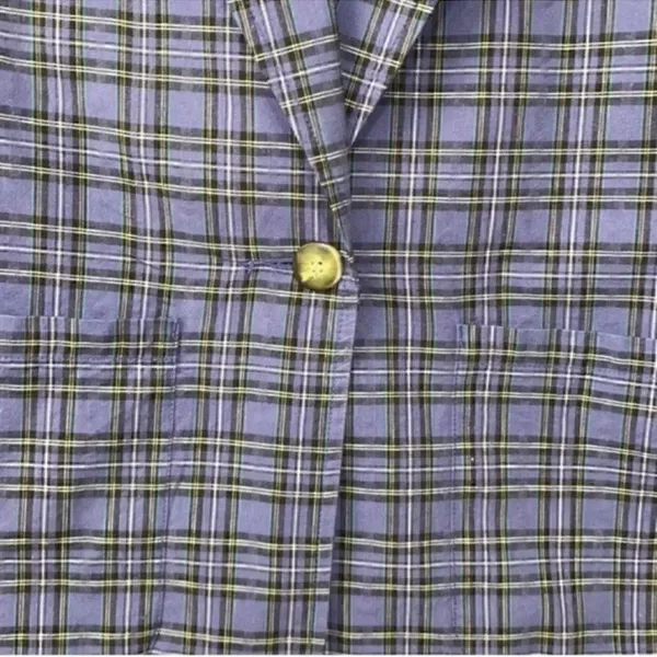 Eddie Bauer Vintage Plaid Blazer(Size Small Petite) - Image 4