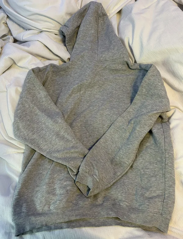New York Hoodie Gray Size L - Image 4