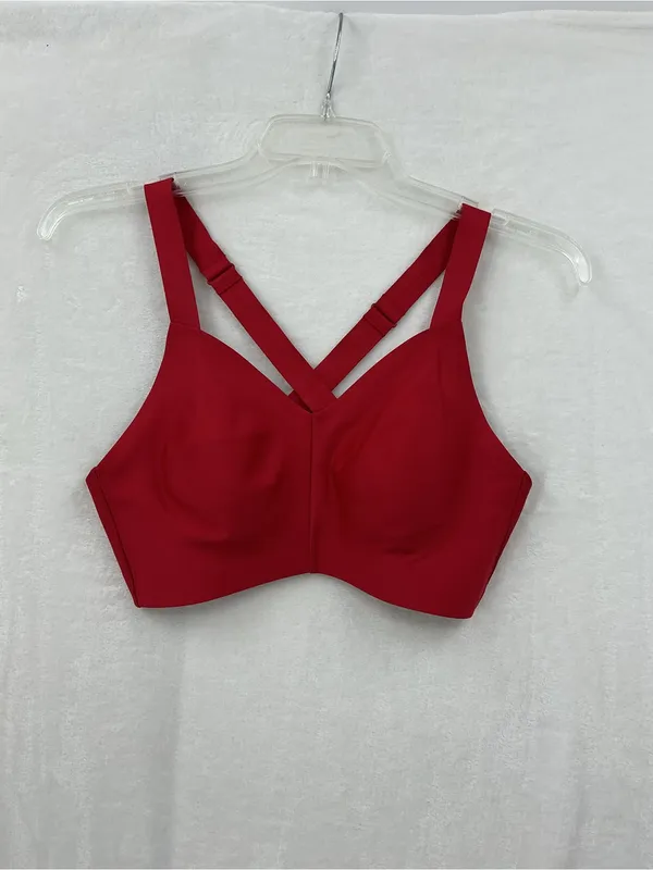 ALO Yoga Red Wireless Seamless Bra - Image 3