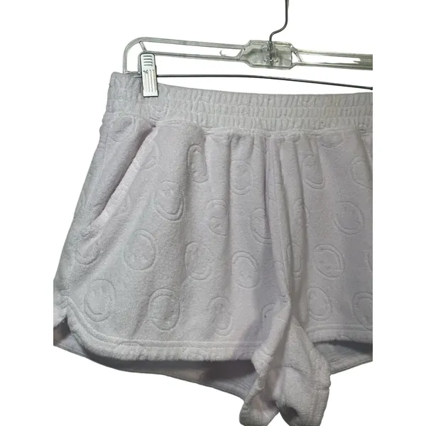 Offline By‎ Aerie Womens Medium Terry Cloth Smiley Face Shorts - Image 4