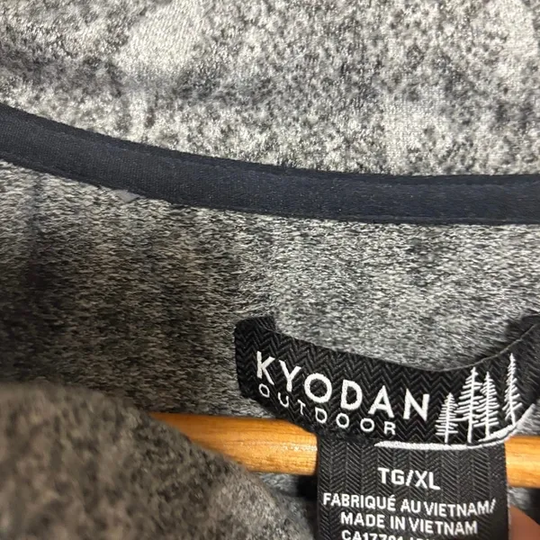 Kyodan Gray Cowl Neck‎ Sweatshirt Size XL - Image 7