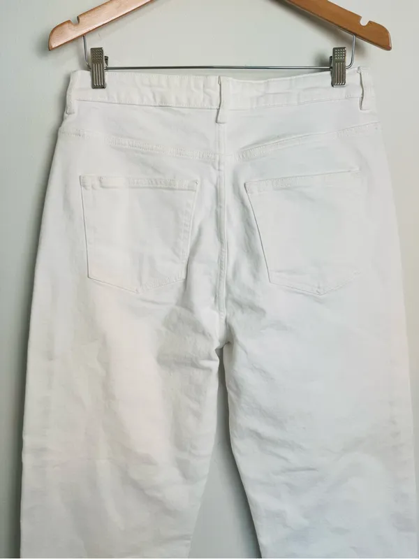 & Other Stories White Straight-Leg Jeans - Image 6