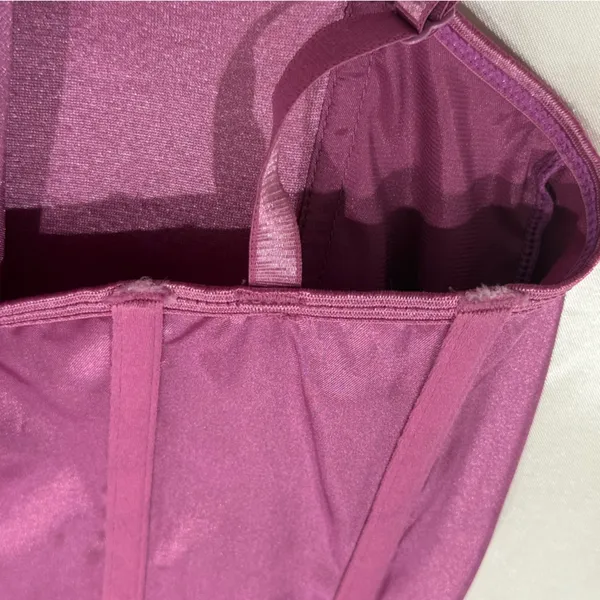 Vintage Victoria’s Secret Y2K Lace Corset Tank Top Large Pink Satin Goth Sexy - Image 8