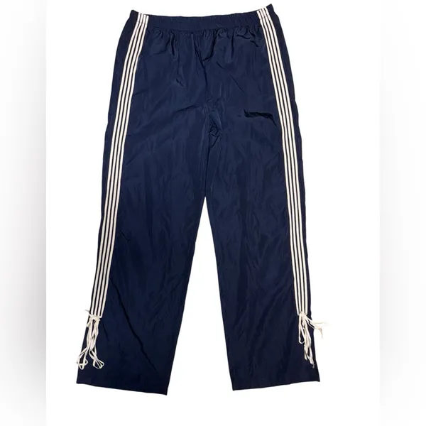 Edikted Remy Ribbon Track Pants – Navy – Size Large – NWT - Image 4