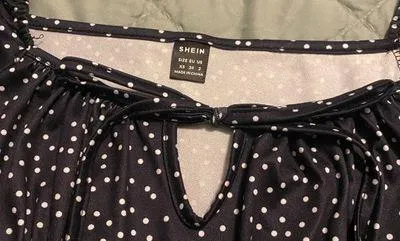 Navy Blue Maxi Dress Size XS - Image 3