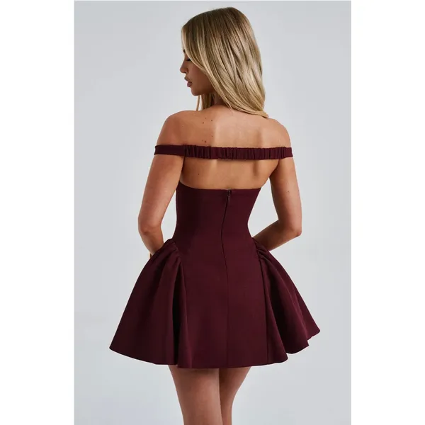 NEW Babyboo MARLA Mini Dress Cherry Lacquer Size XXL Cocktail Party Dress - Image 2