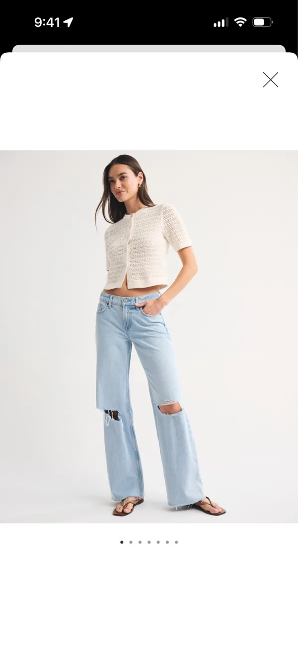 Abercrombie Low-Rise Ultra Loose Jeans - Image 2