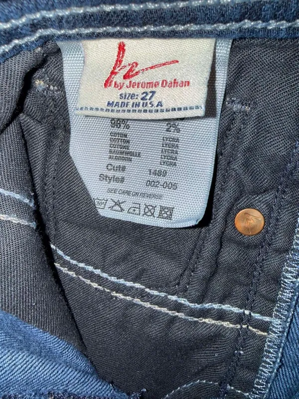 Citizens of humanity by Jerome Dahan dark wash bootcut jeans non distressed size - Image 4