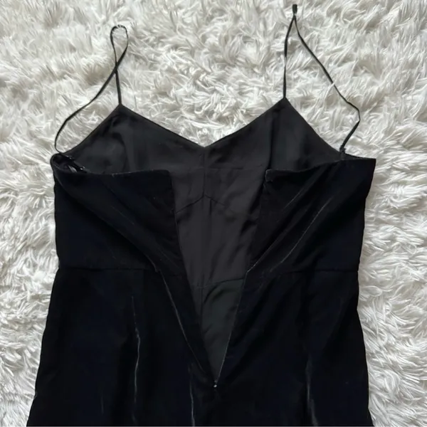 Jcrew Cropped Velvet Jumpsuit Black Size 6 - Image 11