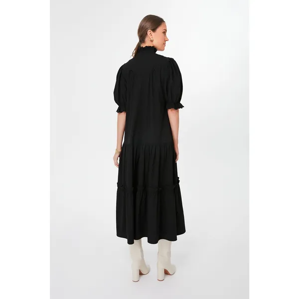 Tuckernuck Pomander Place Black Selena High Neck Maxi Dress Sz M - Image 12