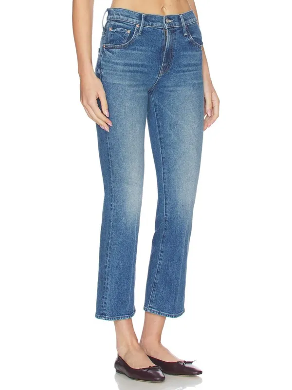 NWT Mother Superior Insider Ankle in Get Two Birds Stoned Crop Bootcut Jeans 28 - Image 12