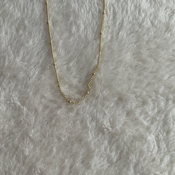 Gold tone 24” Chains with tiny balls - Image 2