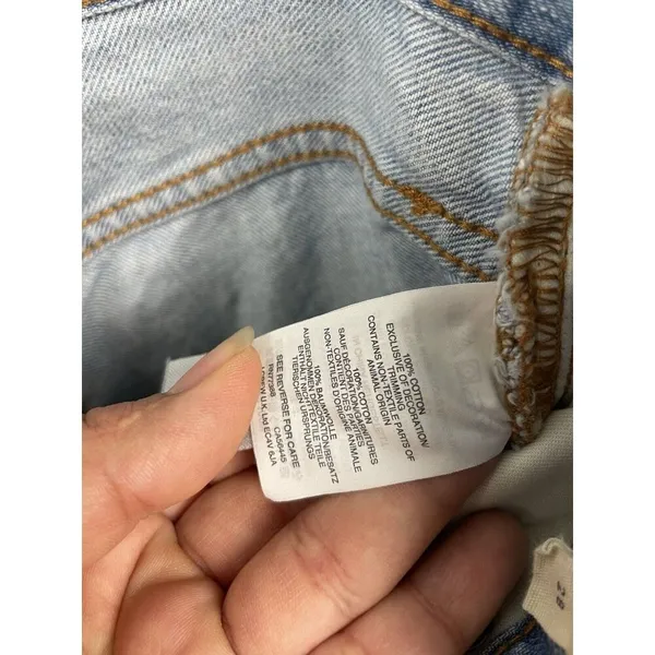 Madewell‎ Light Blue Wash The Perfect Summer Straight Leg Denim Jean Size 28 - Image 11