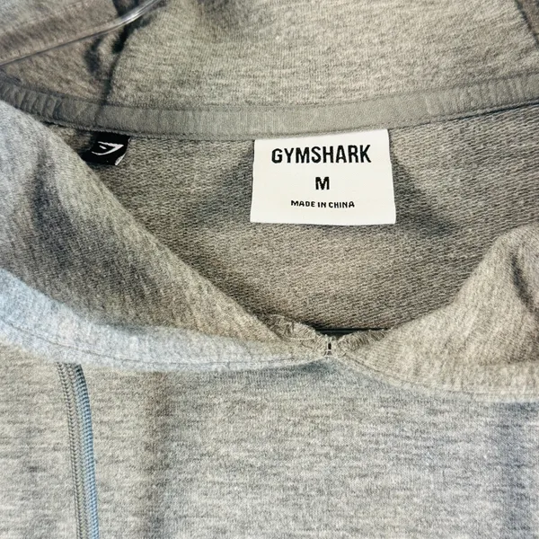 Nike Gymshark Women's Medium Gray Pullover Hoodie Logo Athleisure‎ Gorpcore Cozy - Image 3