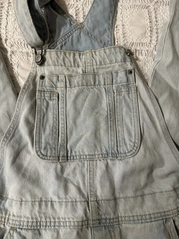 Old Navy Overalls Denim Blue Vintage - Image 2