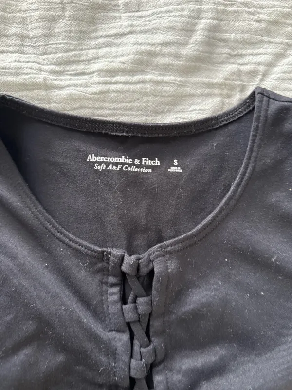 Abercrombie tie up crop top - Image 2