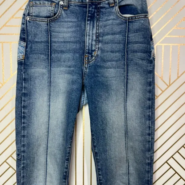 Revice Venus Crop Star Jeans in‎ Stargazer Medium Wash Blue Size 26 - Image 7