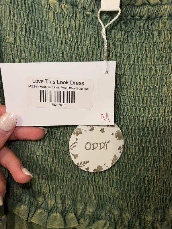 Green Sundress Size M - Image 3