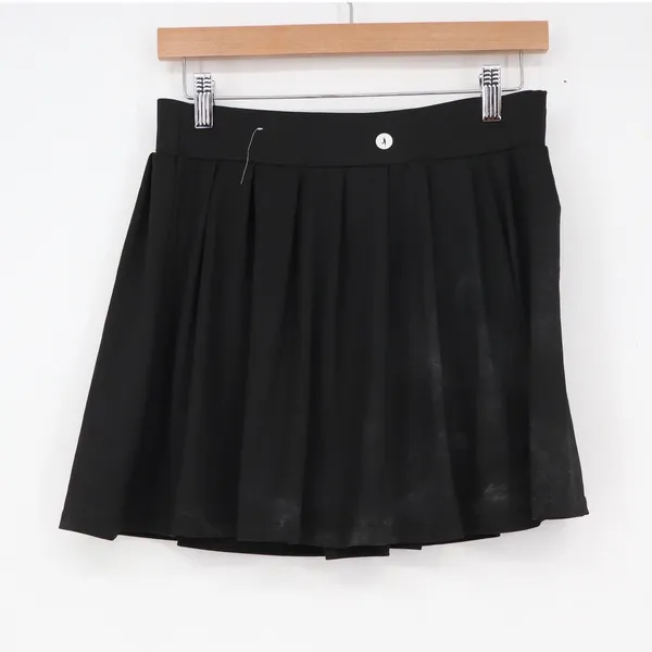 Indero Active Womens Large Black Pleated Athletic Skort Tennis Golf Skirt L - Image 5