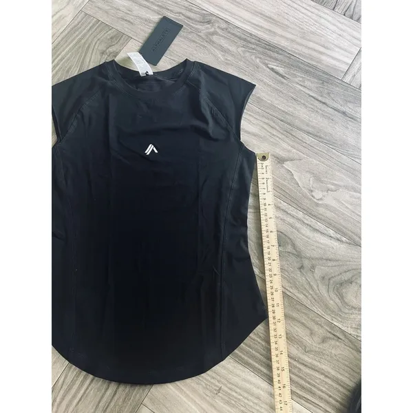 Alphalete Women's Velocity Tee - Blackout, Size XS - Image 7
