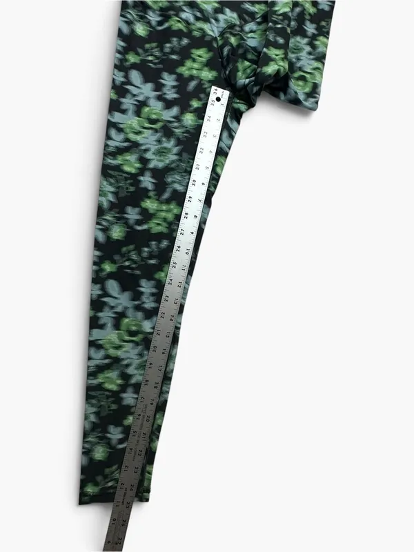 Aerie OFFLINE Real Me 7/8 Hi-Rise Leggings Floral Green Black Size M NWT - Image 6