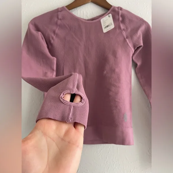 Free People Movement Easy Free Throw Layer Wistful Mauve Size XS/S NWT $… - Image 6