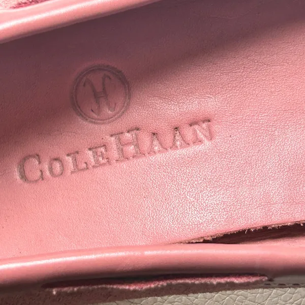 Cole‎ Haan Pink Suede Leather Driving Moccasins Loafers Women's Size 8 AA - Image 7