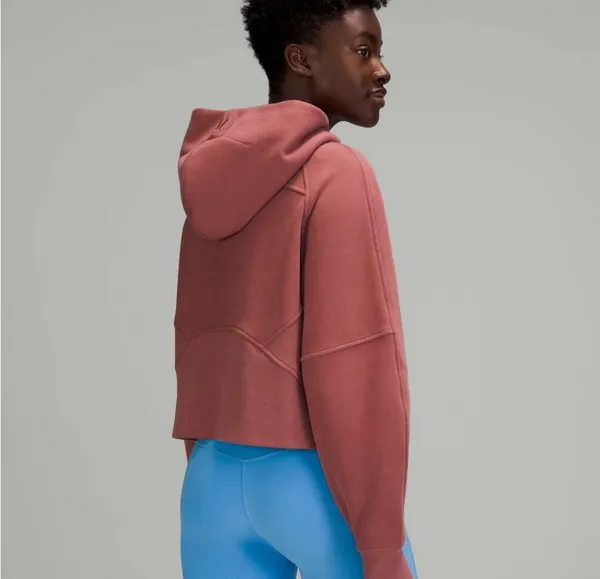 Lululemon Oversized Scuba Half-Zip in spiced chai in M/L - Image 2