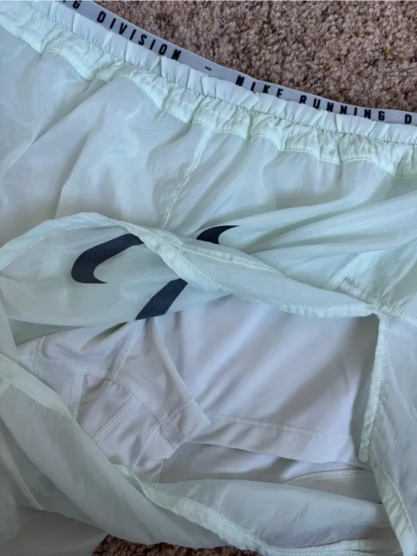 Nike Women’s Light Mint Running Shorts with Triple Swoosh - Image 7