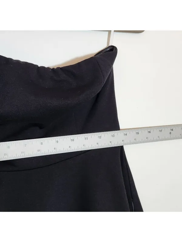 Lulus Black Strapless Cocktail Mini Dress Size Small NWT - Image 9