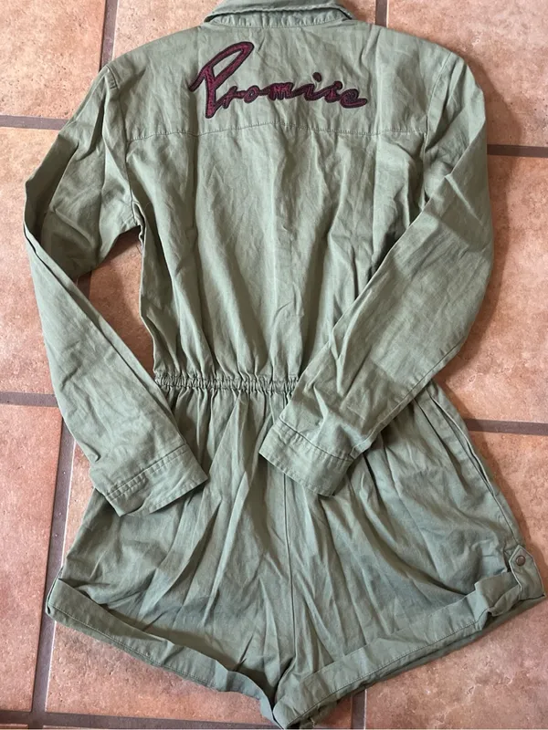 Wasson Military- Olive Snap Shirt Jacket - Image 6