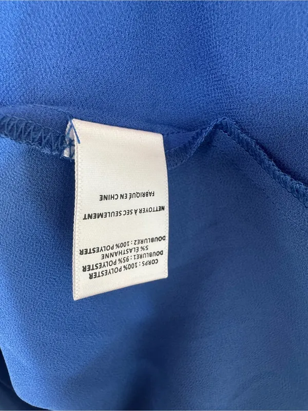 ASTR the Label Cannes Blue Satin Corset Maxi Dress Medium Wedding Guest Bustier - Image 10