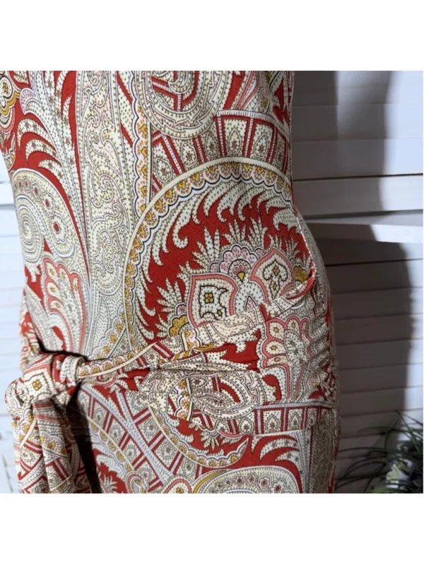 Vintage Wet Seal Y2K maxi dress boho hippie paisley festival fairy whimsigoth M - Image 9