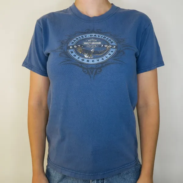 Vintage Y2K 2004 Harley Davidson Route 66 Shirt - Image 3