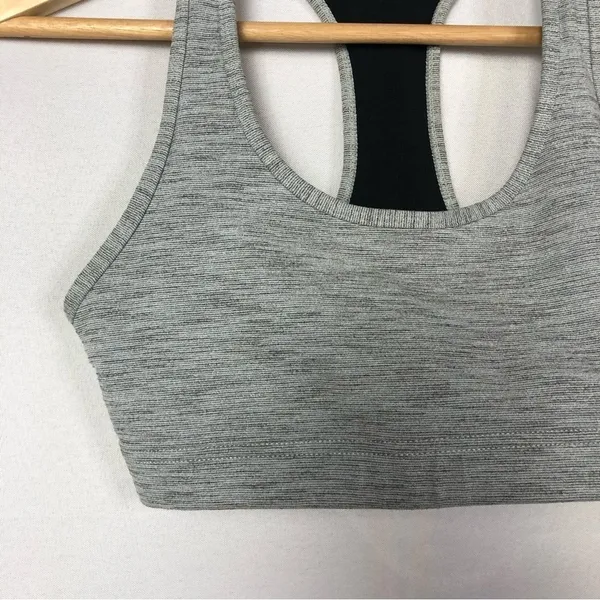 Lorna‎ Jane Light Gray Racerback Sports Bra S - Image 4