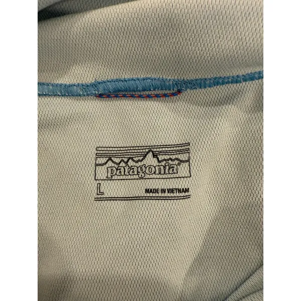 Patagonia Long Sleeve Pullover Hoodie Blue Women's Size Large Activewear - Image 6