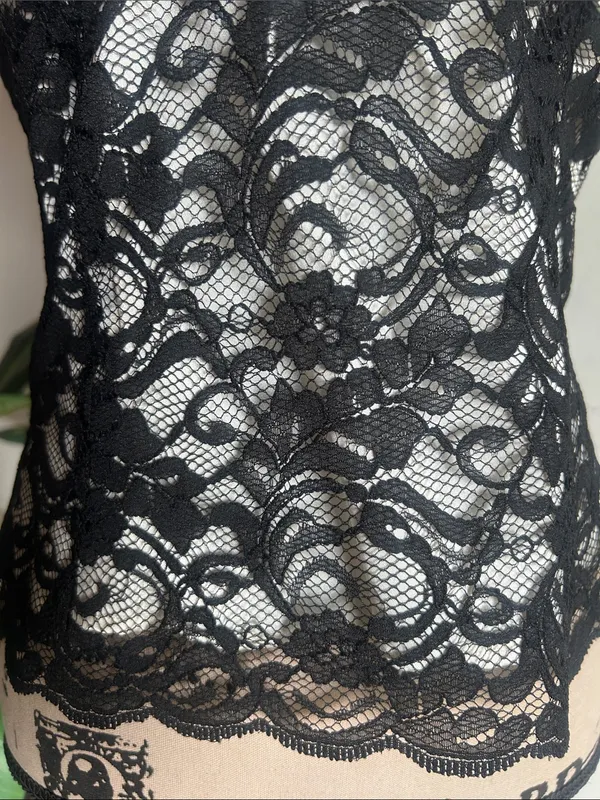 White House Black Market Lace Corset Top Size 10 - Image 5