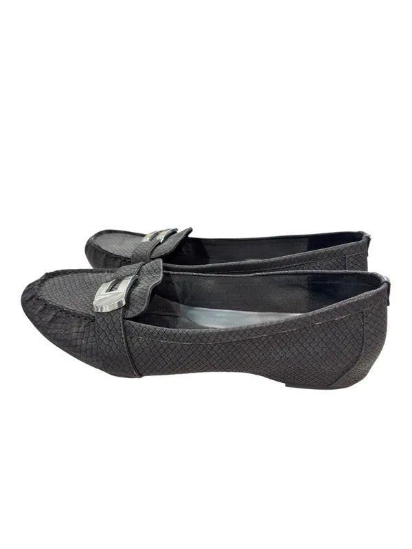 Calvin Klein Flats Women KADYN 10M Black Slip On Casual Shoes EUC - Image 2