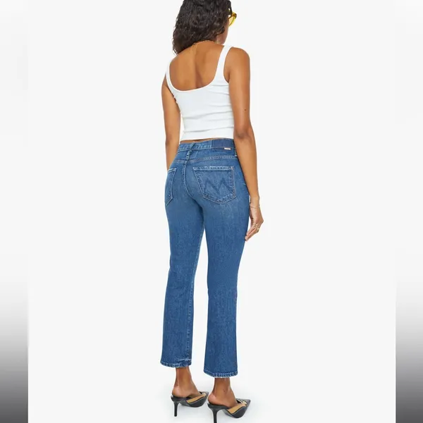 MOTHER JEANS SUPERIOR The Insider Ankle, wash where the sun Don't shine Sz 25 - Image 2