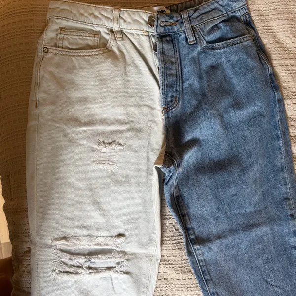 Bicolored Denim Jeans Multiple Size 2 - Image 2
