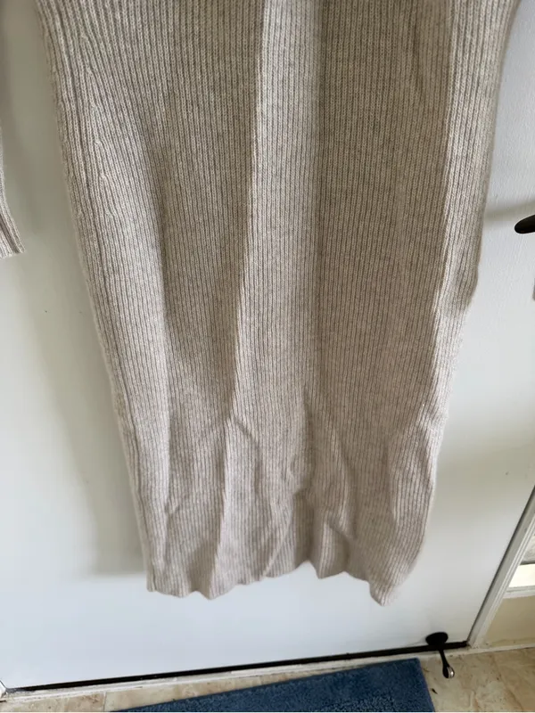 Ann Taylor cashmere Shawl Collar Wrap Sweater Dress NEW NWT fall luxury soft - Image 6