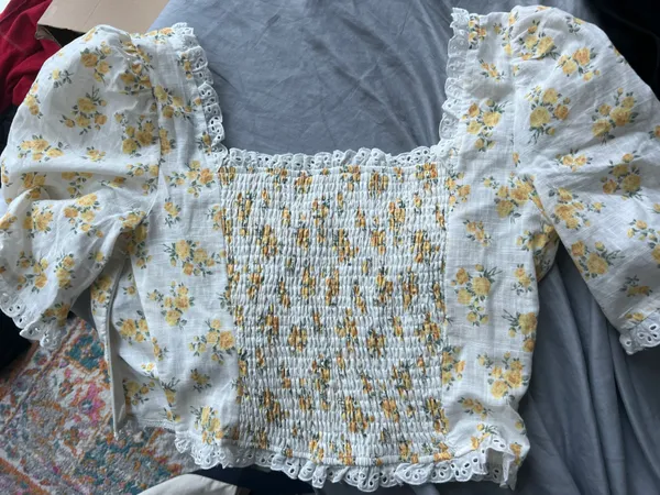 ASTR Floral Blouse - Image 3