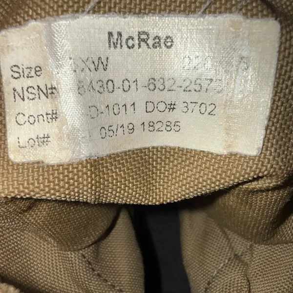 McRae Gore Tex Vibram Desert Tan Military Flight US‎ Army Combat Boots Men 2.5xw - Image 2