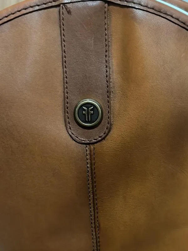 Frye Marissa Medallion inside zip Tall boot Color: Cognac Size 8.5 NIB - Image 8
